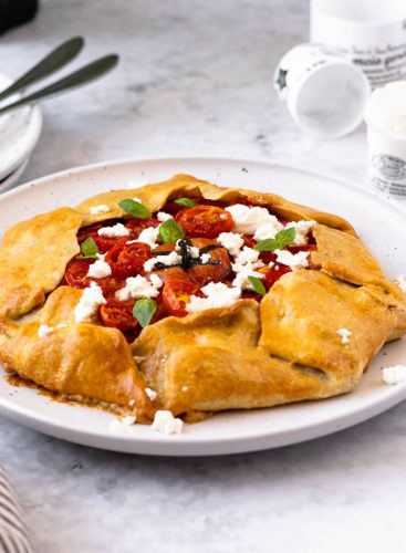 Galette de tomate com queijo fresco Lactimonte