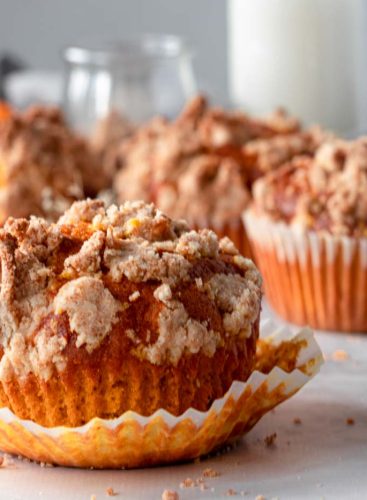 grab-and-go muffins or Pumpkin Muffins with Crumble