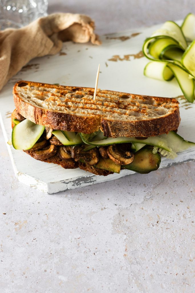 Mushroom toast Balanced Nutriton