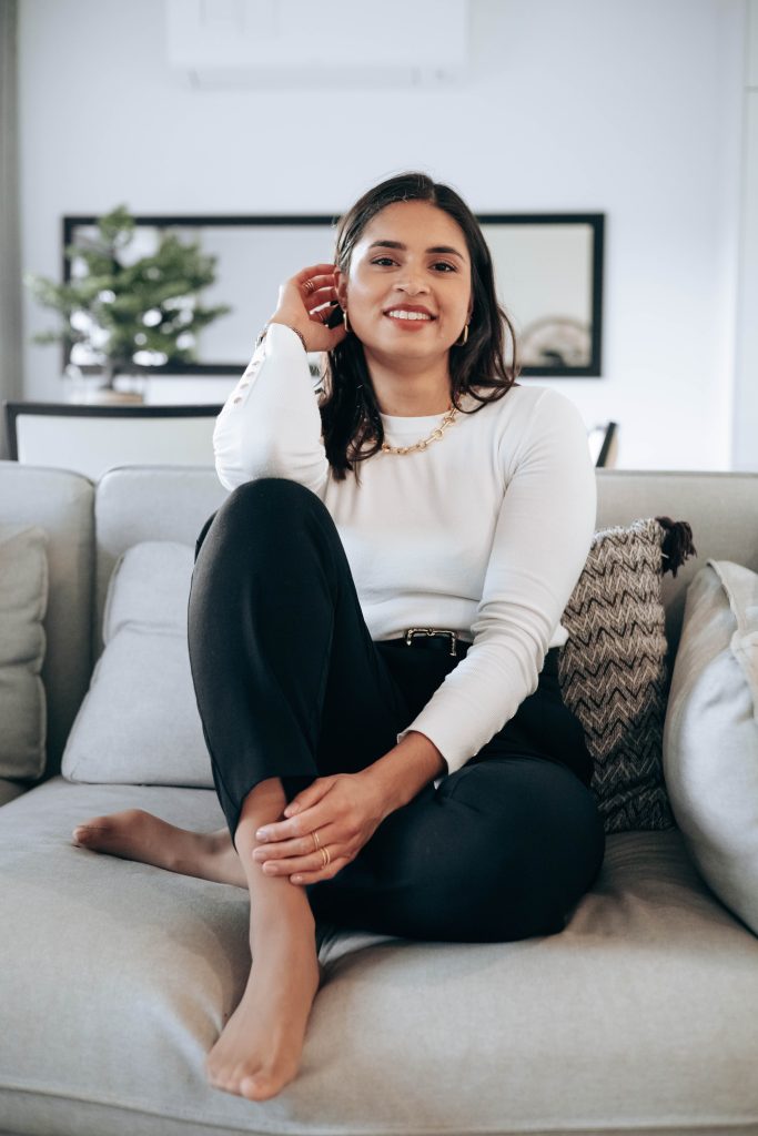 Alida in a very relaxed setting. Emotional Health