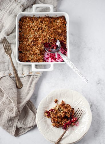 Berry crumble